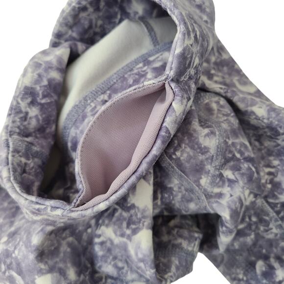 Glyder lavender water print capri leggings athletic wear Small - Picture 5 of 6